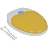  Toaletna daska s mekim zatvaranjem za djecu i odrasle bijelo-žuta | Eponuda.com