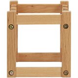 vidaXL Stalak za vino za 6 boca 37 x 21 x 21 cm od masivne hrastovine | shoptok.hr