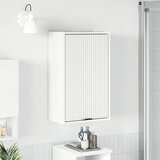 vidaXL Kopalniška omarica Bela 39 x 23.5 x 65 cm Konstruiran les | Shoptok.si