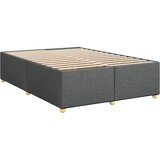  Boxspring krevet s madracem Tamnosiva 140 x 200 cm Tkanina | shoptok.hr