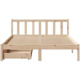 vidaXL Okvir kreveta bez madraca 120 x 200 cm od masivne borovine | shoptok.hr