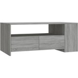 Maison Chic Klubska mizica - kavna mizica - Nizka mizica siva sonoma 102x55x42 cm inženirski les, (21752479) Cene
