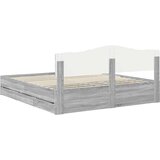 Okvir za krevet Siva Sonoma 180 x 200 cm Inženjersko Drvo - Sivi hrast sonoma 180 x 200 cm | shoptok.hr