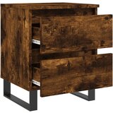  Noćni ormarići 2 kom boja hrasta 40x35x50 cm konstruirano drvo | shoptok.hr