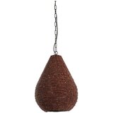 Light & Living Rjava viseča svetilka z lesenim senčilom ø 31 cm Kabinda – Cene