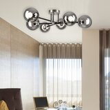  Prislonjen luster MALENA 6xE14/5W/230V mat hrom/dimljeno | Eponuda.com