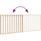 vidaXL Vrata za pse s 2 panela sklopiva 160 cm od drva topole | shoptok.hr