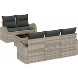  Sjedeća garnitura za vrt Svjetlosiva 55 x 55 x 37 cm poliratan | Eponuda.ba
