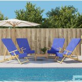 vidaXL Brisače za plažo 4 kosi kralj. modre 60x135 cm tkanina 400 GSM cene