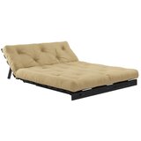 Karup Design Gorčično rumena raztegljiva sedežna garnitura 140 cm Roots Black Night – | Shoptok.si