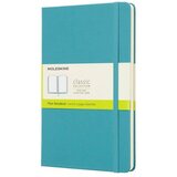 Moleskine Beležnica LG trde platnice, sinje modra – brezčrtna Cene