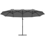  Suncobran Antracit 372 x 198 x 243 cm Poliester i aluminij | Eponuda.com
