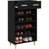  Ormar za cipele Crni hrast 60 x 35 x 105 cm Konstruirano drvo | Eponuda.com