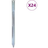 vidaXL Klini za šotor 24 kosov 30 cm Ø20 mm pocinkano jeklo | Shoptok.si