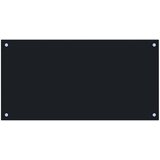  Kuhinjske zaštite od prskanja 2 kom crne 80 x 40 cm staklene | shoptok.hr
