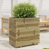 vidaXL Vrtno cvetlično korito 70x40x72,5 cm impregnirana borovina Cene