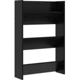 vidaXL ormarići za cipele na zidu 2 pcs crni hrast 60 x 18 x 60 cm | shoptok.hr