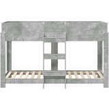 Postelja na vzkraj za otroke Betonsko siva 75 x 190 cm, (5000142041) | Shoptok.si