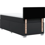  s oprugama i madracem crni 80 x 200 cm od umjetne kože | shoptok.hr