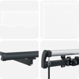vidaXL Ročna Retraktibilna Tenda Bela 600x300 cm, Tenda Nadomestno Tkanino za 6x3 m Konstrukcijo Bela | Shoptok.si