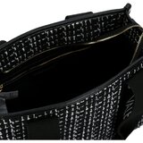 Valentino Shopper torba 'Candle' crna / bijela / bijela melange | shoptok.hr