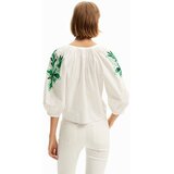 Desigual Bluza svijetlozelena / tamno zelena / bijela | shoptok.hr