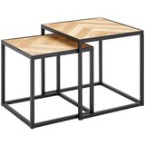 MID.YOU SET MIZIC, 40/35/40/35/40/35 cm črna, barve jelkovega lesa Cene