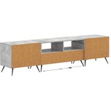  5-dijelni LED TV ormarić Betonska siva Konstruirano drvo - Betonska siva 81 cm | shoptok.hr