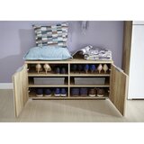Voleo GARDEROBNA KLOP bela, barve hrasta | Shoptok.si