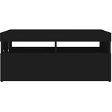 TV ormarić s LED svjetlima crni 90x35x40 cm | Eponuda.com