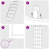 Klizna vrata zlatna 76x205 cm matirano staklo ESG i aluminij | shoptok.hr