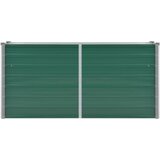  Vrtna sadilica od pocinčanog čelika 160 x 40 x 77 cm zelena | Eponuda.ba