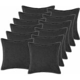  Presvlaka za jastuk 12 pcs HOUTEN Tamnosiva 50 x 50 cm Boucl&amp;eacute; Slike