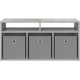  Nizak ormarić s ladicama Betonski sivi 87 x 27,5 x 43 cm | Eponuda.com
