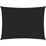 vidaXL Jedro za zaštitu od sunca 160 g/m² crno 3,5 x 4,5 m HDPE Cijene