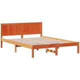  Krevetna konstrukcija Smeđa 140 x 200 cm Čvrsto borovo drvo | shoptok.hr