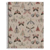 Kolegij blok A5 80g 80L spiralni crte motiv ecobutterfly 6111