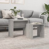  Uklapajući stolići za kavu 2 kom boja hrasta sonome drveni | shoptok.hr