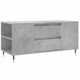 Maison Chic Klubska mizica - kavna mizica - Nizka mizica betonsko siva 102x44,5x50 cm inženirski les, (21754993) Cene