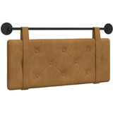  Držeće uzglavlje Zidne Smeđa 110 x 55 x 5 cm Baršun - Smeđa 100 cm bez LED | shoptok.hr