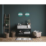 Viseći luster na sajli CORAL 2xE27/60W/230V, u zelenoj boji | Eponuda.com