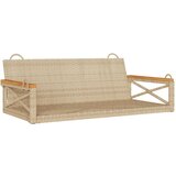  The Living Store Gugalna klop bež 109x62x40 cm poli ratan - Gugalna Klop, (21446327) | Shoptok.si