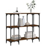  Konzolni stol smeđa boja hrasta 102x35x90 cm konstruirano drvo | shoptok.hr