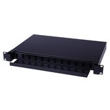 Masterlan Patch panel 12 Duplex SC sa kasetom, crni ( 5636 ) | ePonuda.com