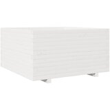 Maison Chic Vrtno cvetlično korito - Cvetlični Lonec belo 90x90x49,5 cm trdna borovina, (21789049) Cene
