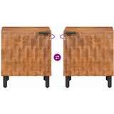  Nočna omarica Rjava 40 x 33,5 x 46 cm Masiven les manga, (5000107254) | Shoptok.si