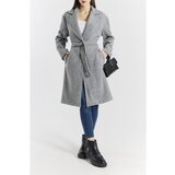 Fenzy Eleganten Plašč Z Gumbi, Črn | Shoptok.si