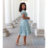 Gemre Green floral dress Carita | ePonuda.com