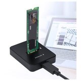 Postolje za M.2 SATA & NVME SSD drive docking station, black GEMBIRD, Type-C, DD-U3M2 Cijene
