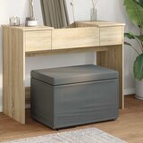  Stolica Tamno siva 61 x 41 x 40 cm Tkanina i konstruirano drvo | shoptok.hr